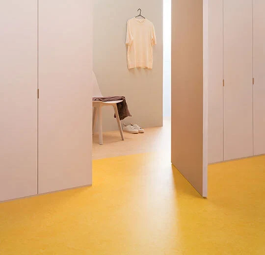 Marmoleum - Click - Lemon Zest - Linoleum - Forbo